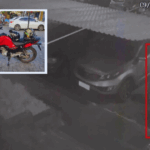 Morador tem moto furtada por criminosos dentro de condomínio no bairro Lama Preta